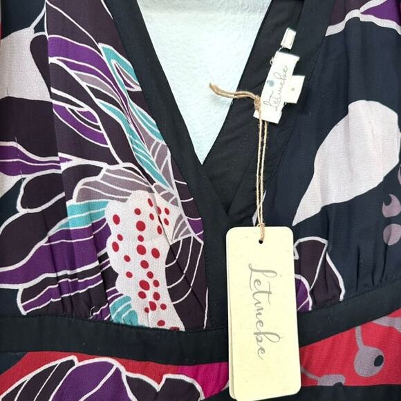 NWT Anthropologie Let Me Be Floral Midi Dress - Size S - Picture 3 of 8